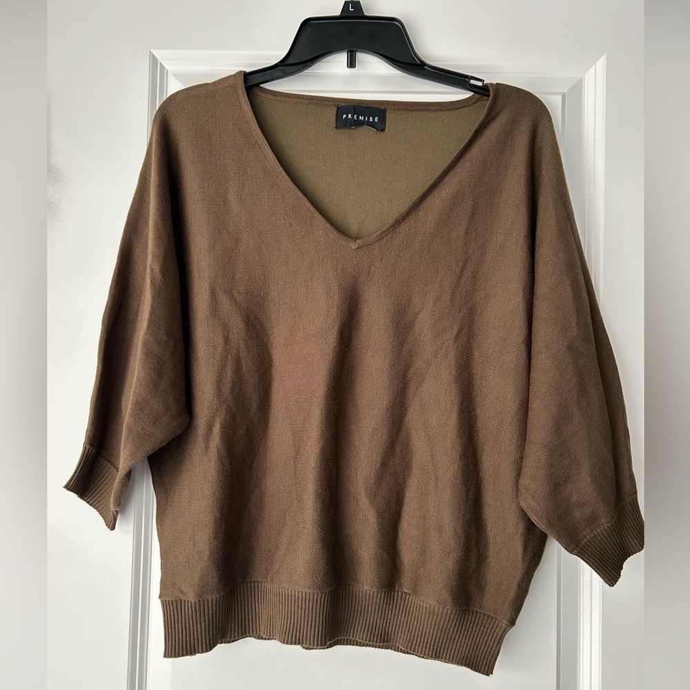 Olive colored sweater